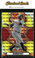 2022 Panini Mosaic #276 Heliot Ramos Fusion Red & Yellow Mosaic