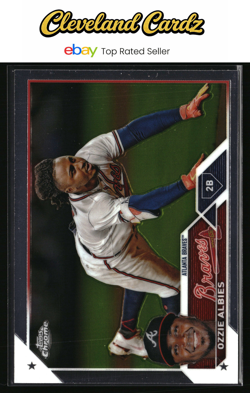 2023 Topps Chrome #196 Ozzie Albies