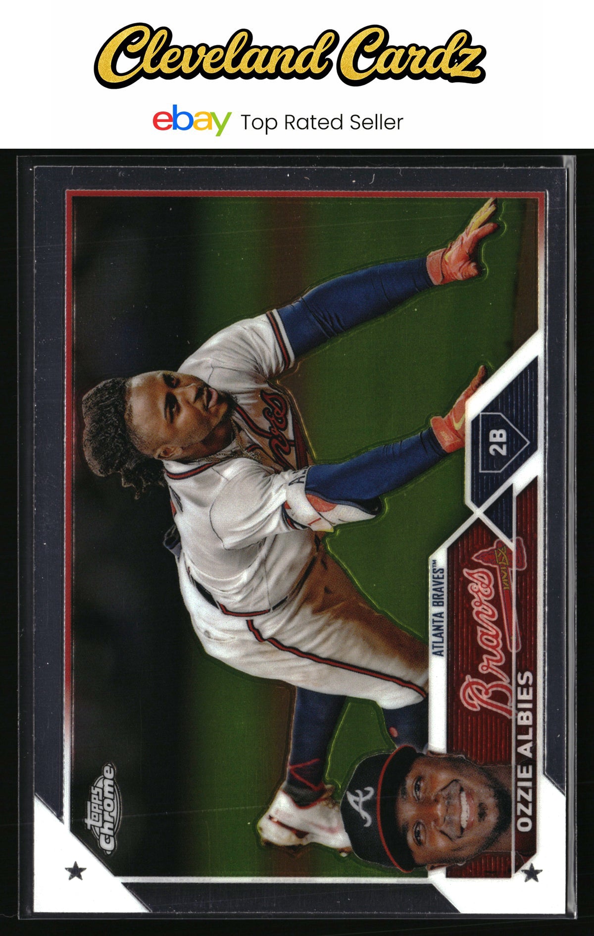 2023 Topps Chrome #196 Ozzie Albies