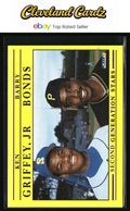 1991 Fleer #710b Ken Griffey Jr./Barry Bonds