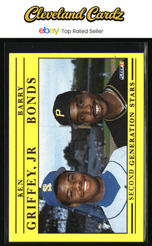 1991 Fleer #710b Ken Griffey Jr./Barry Bonds