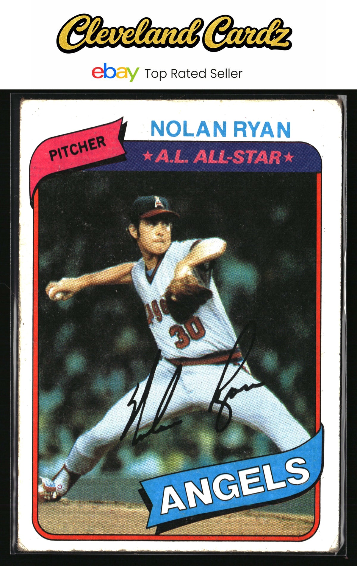 1980 Topps #580 Nolan Ryan