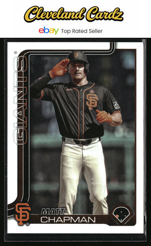 2025 Topps #221 Matt Chapman Rainbow Foil
