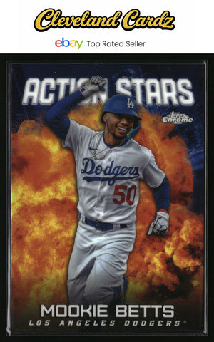 2023 Topps Chrome Update #ASC-23 Mookie Betts Action Stars