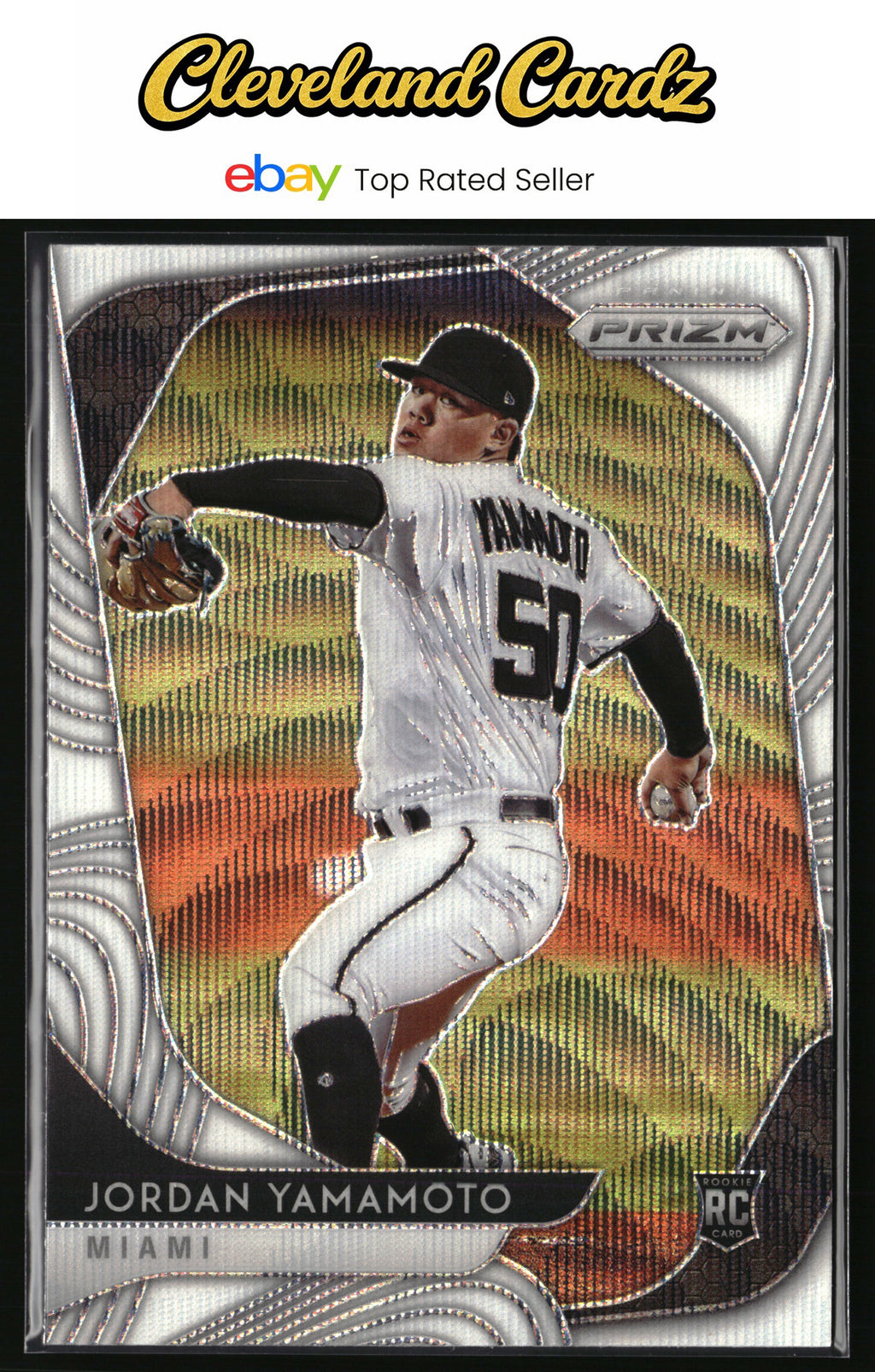 2020 Panini Prizm #116 Jordan Yamamoto White Wave Prizm