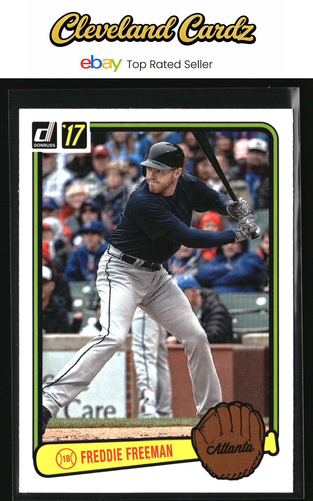 2017 Donruss #RV-2 Freddie Freeman Retro Variations 1983