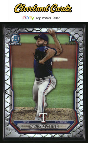 2026 Bowman #BCP-42 David Davalillo Chrome Prospects Reptilian Refractor