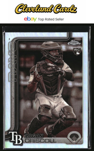 2025 Topps Chrome #185 Logan Driscoll Sepia Refractor