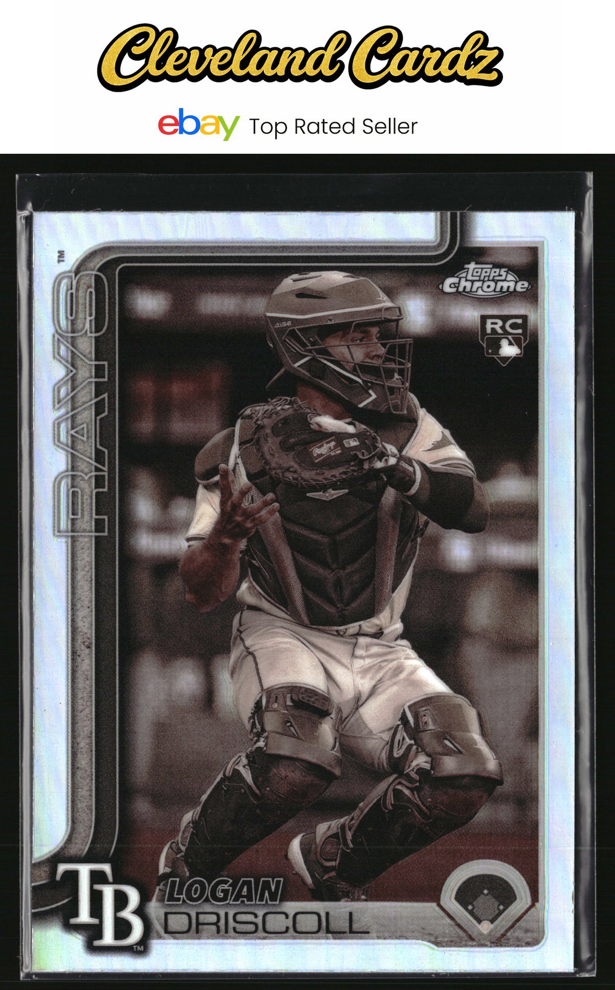 2025 Topps Chrome #185 Logan Driscoll Sepia Refractor