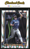 2025 Topps Chrome #218 Tyler Gentry RayWave Refractor