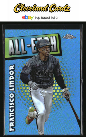 2025 Topps Chrome #CAE-10 Francisco Lindor Chrome All-Etch