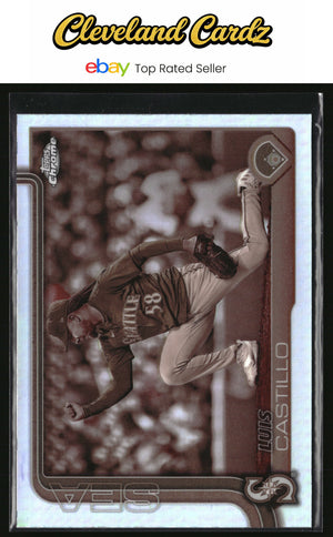 2025 Topps Chrome #69 Luis Castillo Sepia Refractor
