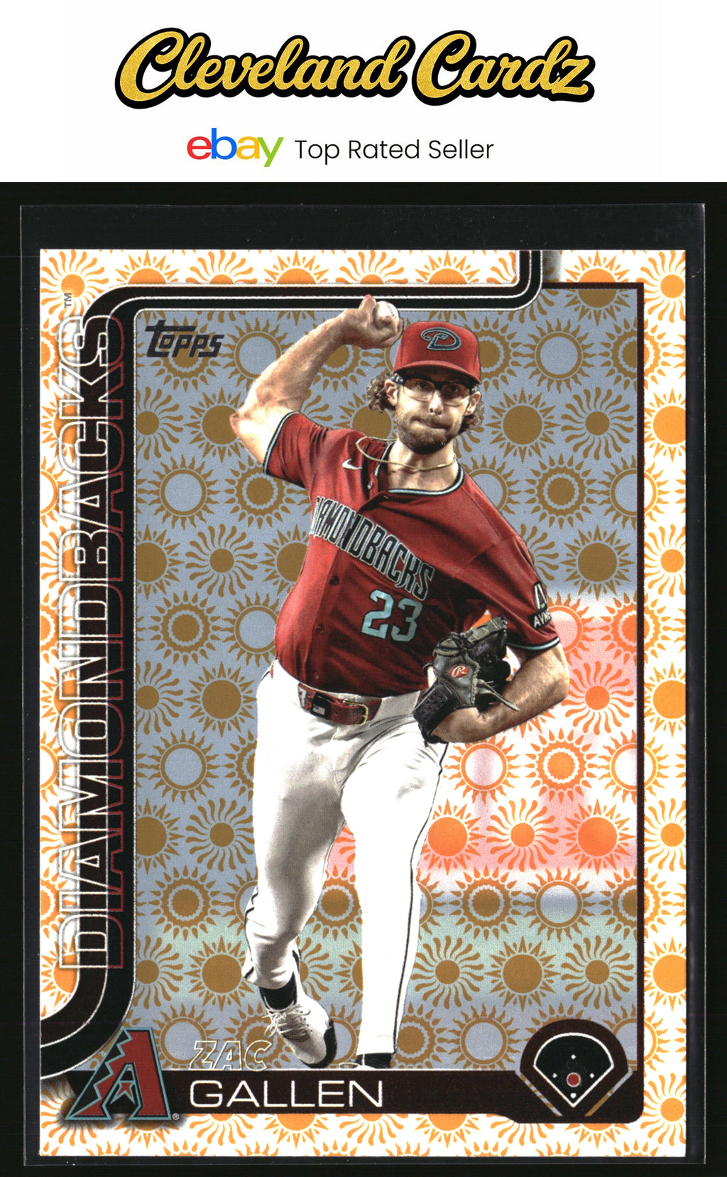 2025 Topps #448 Zac Gallen Holiday