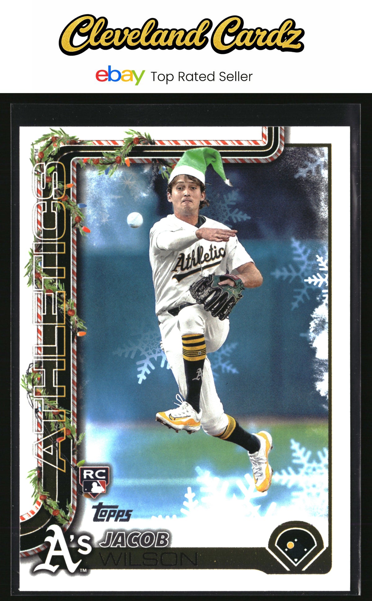2025 Topps Holiday #H4b Jacob Wilson