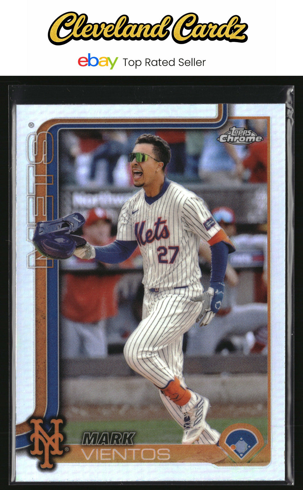 2025 Topps Chrome #129 Mark Vientos Refractor