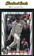 2025 Topps Chrome #283 Jazz Chisholm Jr. RayWave Refractor