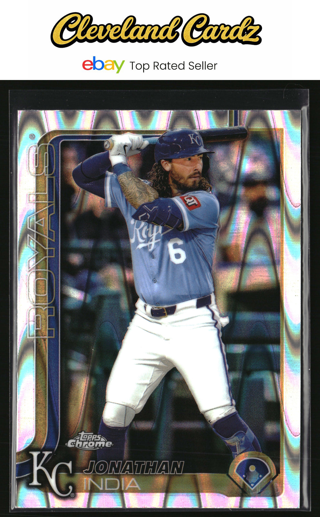 2025 Topps Chrome #209 Jonathan India RayWave Refractor
