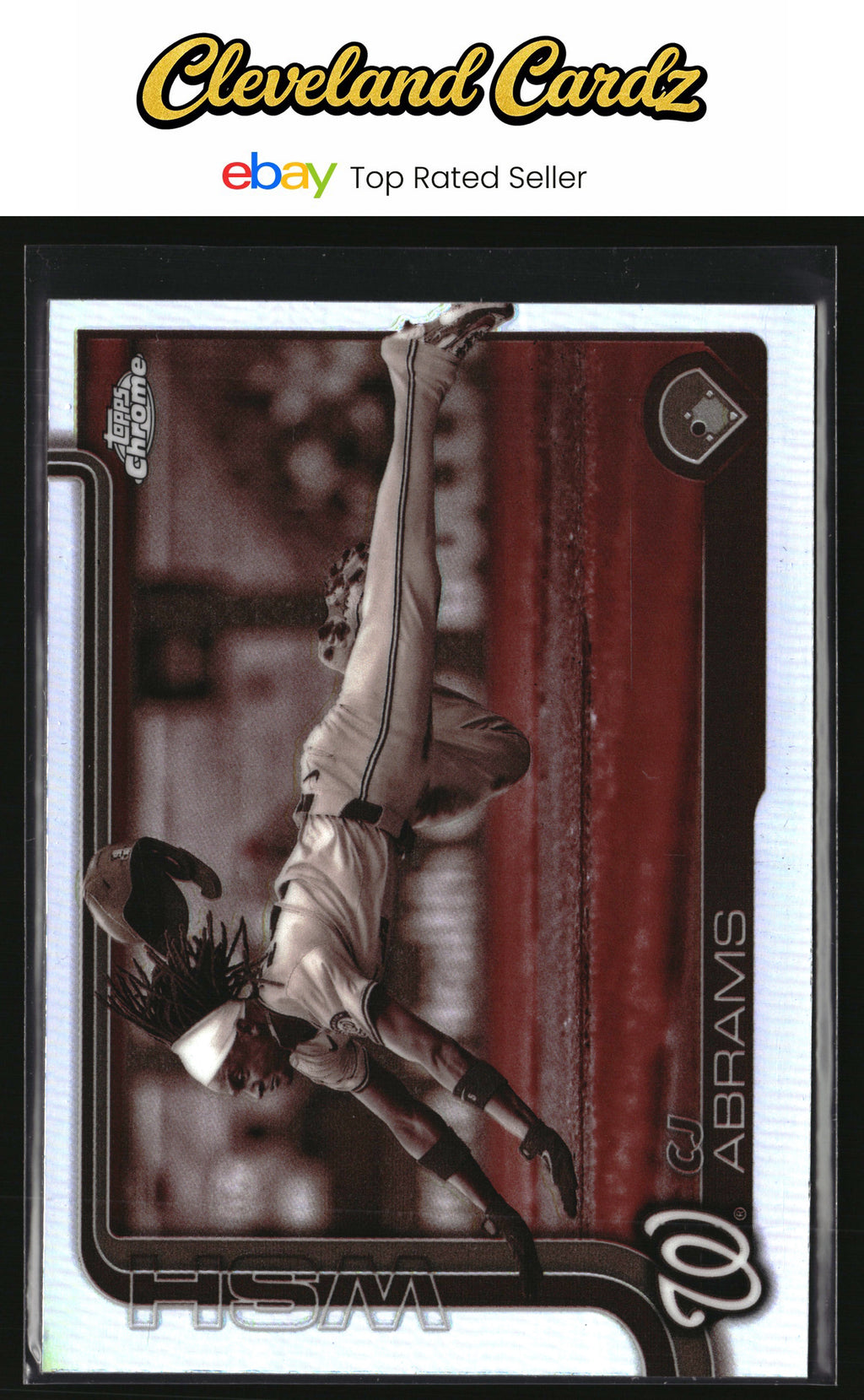 2025 Topps Chrome #176 CJ Abrams Sepia Refractor