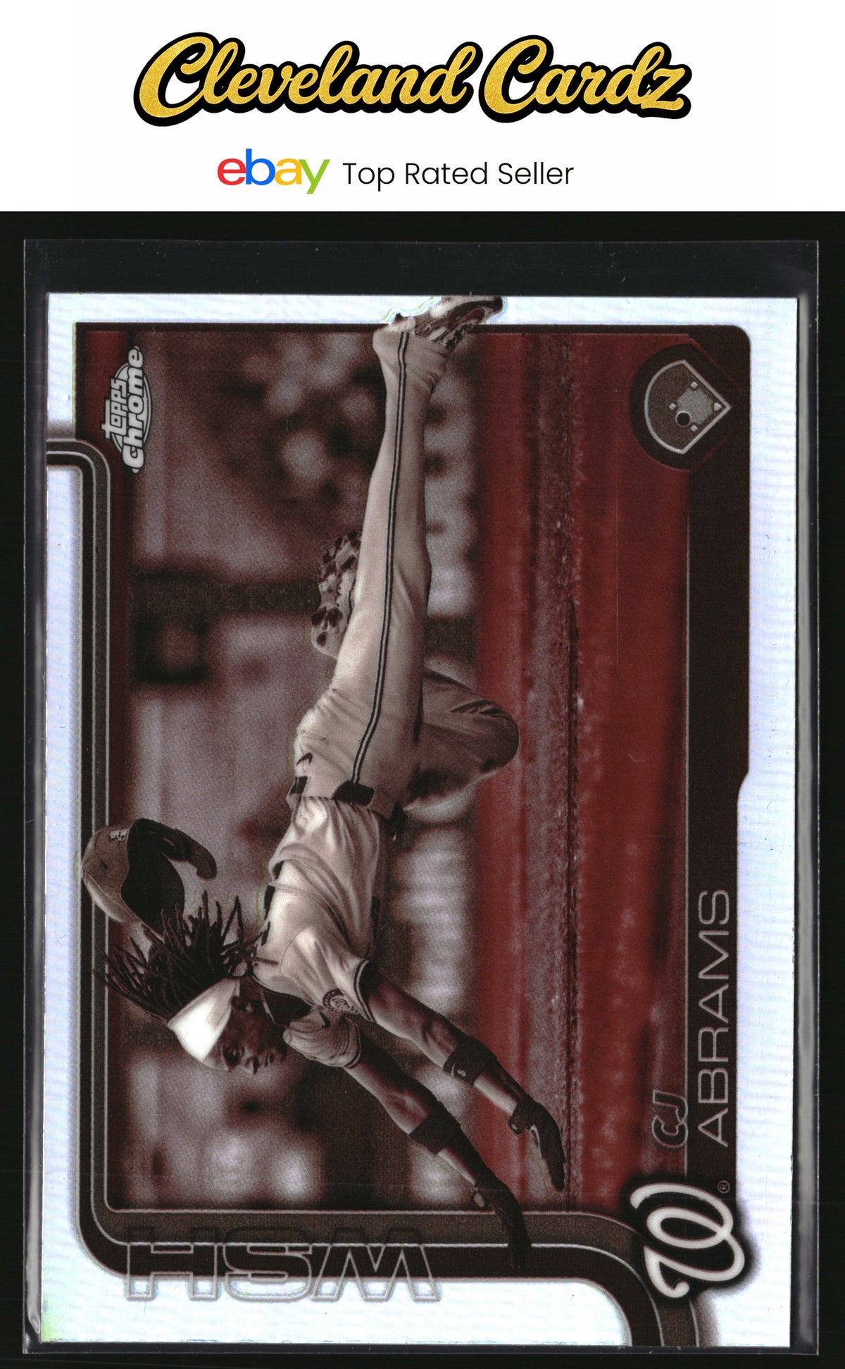2025 Topps Chrome #176 CJ Abrams Sepia Refractor