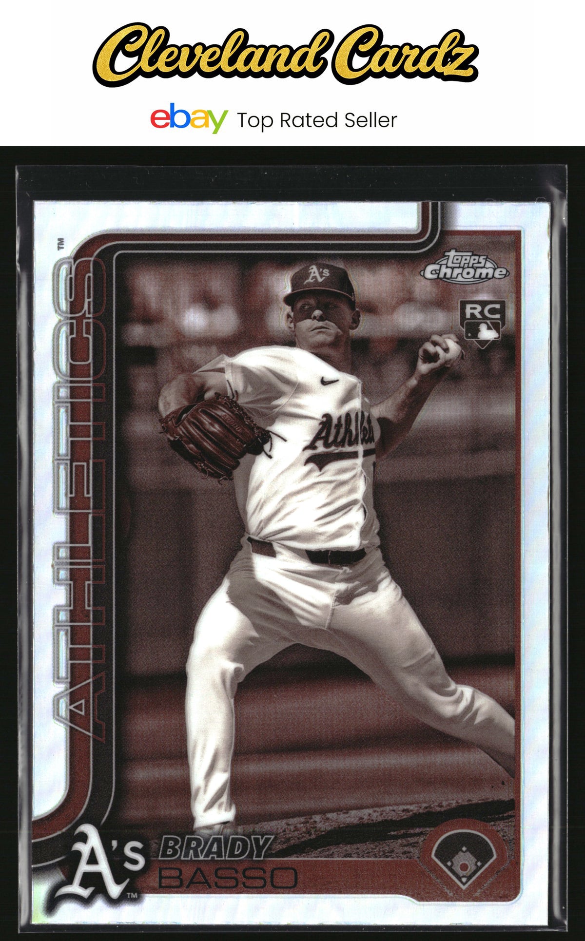 2025 Topps Chrome #205 Brady Basso Sepia Refractor