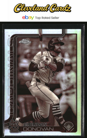 2025 Topps Chrome #233 Brendan Donovan Sepia Refractor