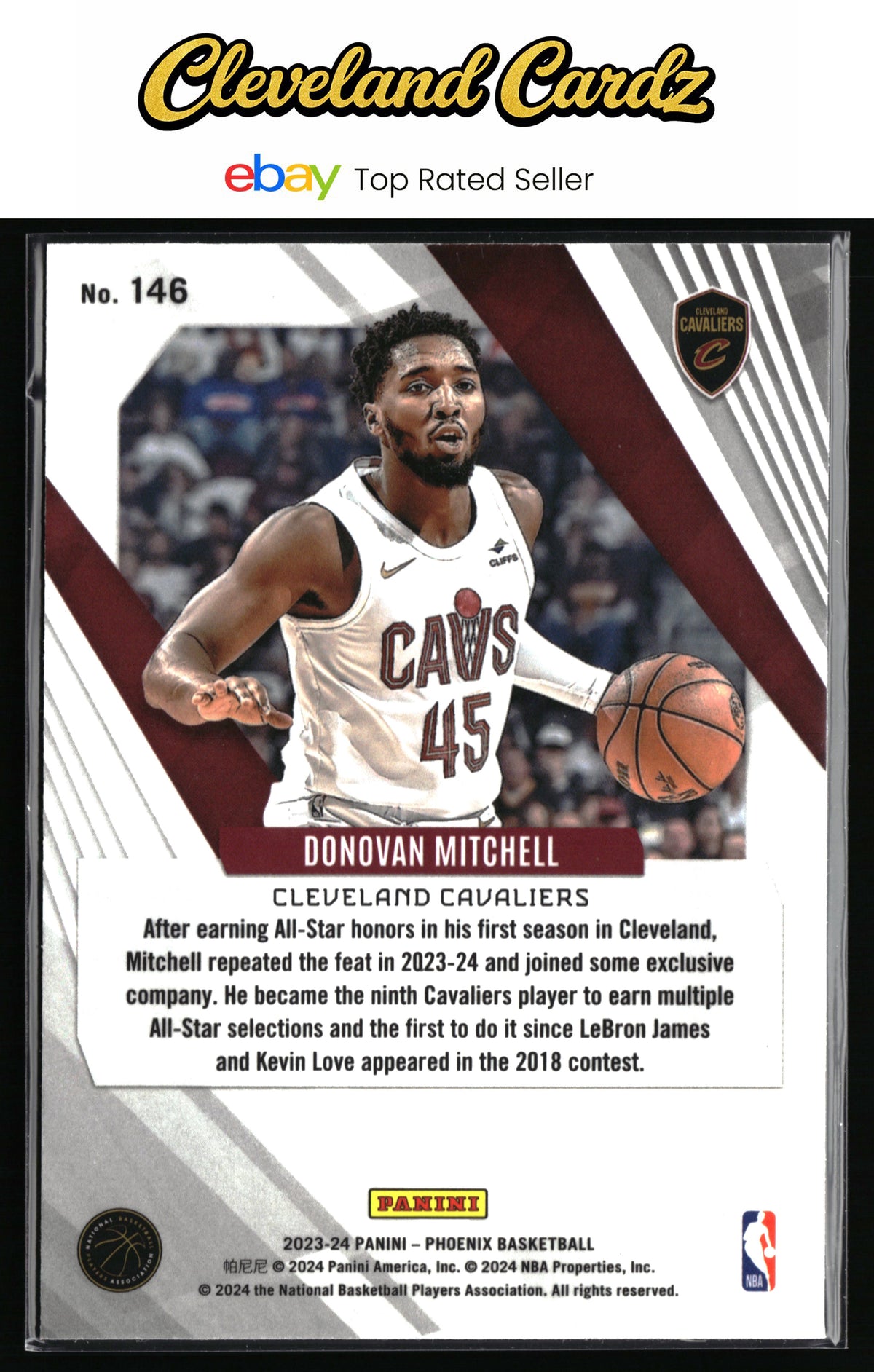 2023-24 Panini Phoenix #146 Donovan Mitchell Silver