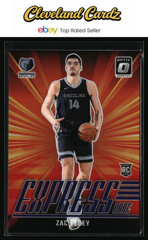 2024-25 Donruss Optic #10 Zach Edey Express Lane