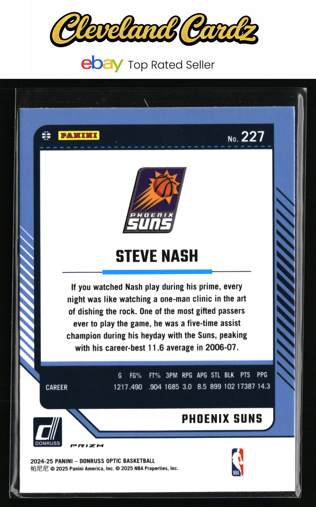 2024-25 Donruss Optic #227 Steve Nash Holo
