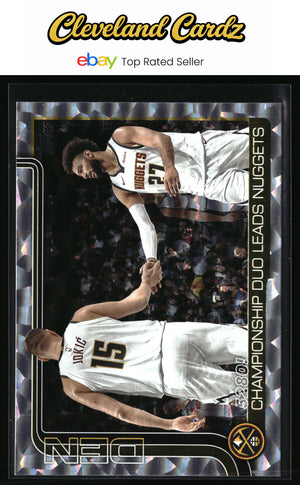 2025-26 Topps #286 5280!: Championship Duo Leads Nuggets Crackleboard