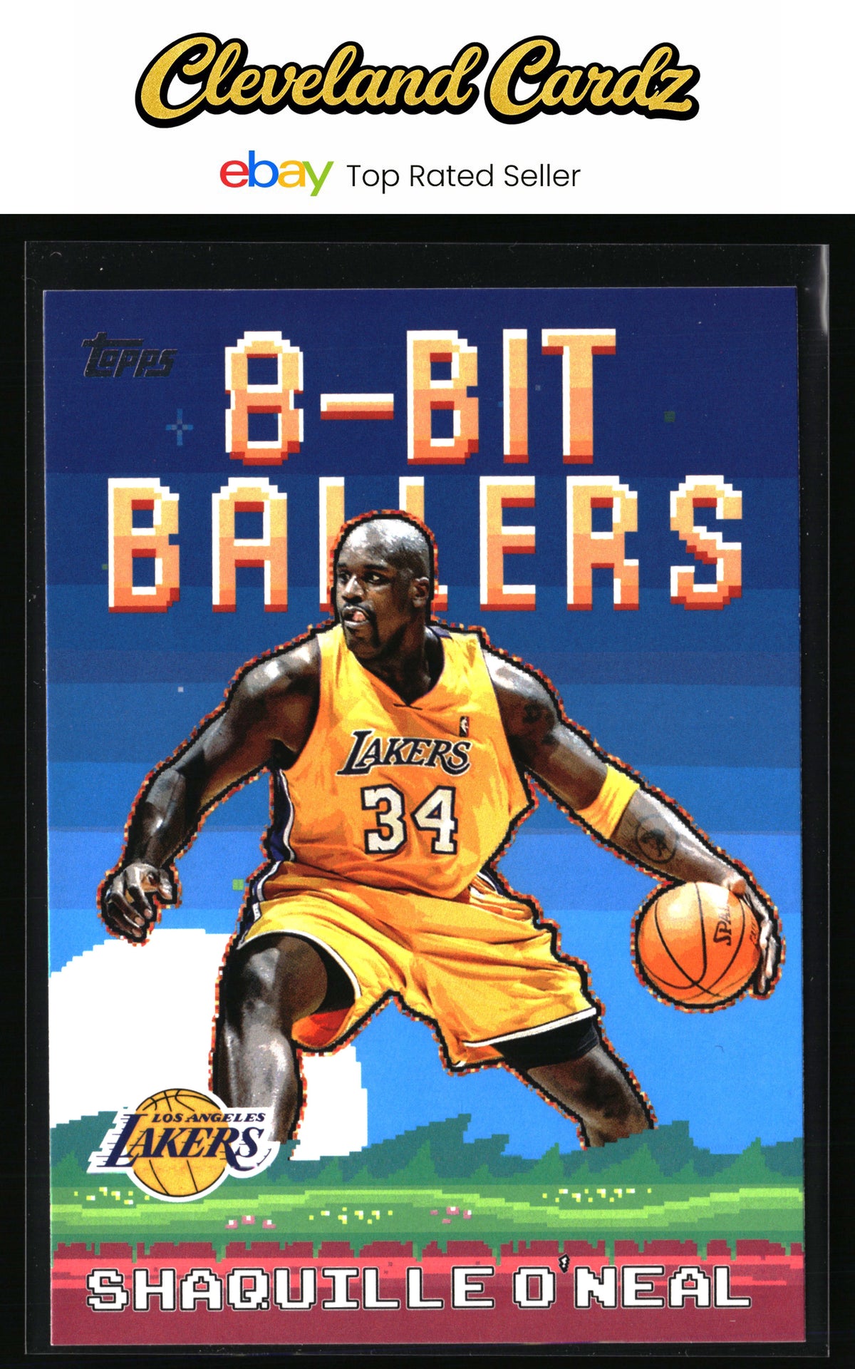 2025-26 Topps #8B-21 Shaquille O'Neal 8-Bit Ballers