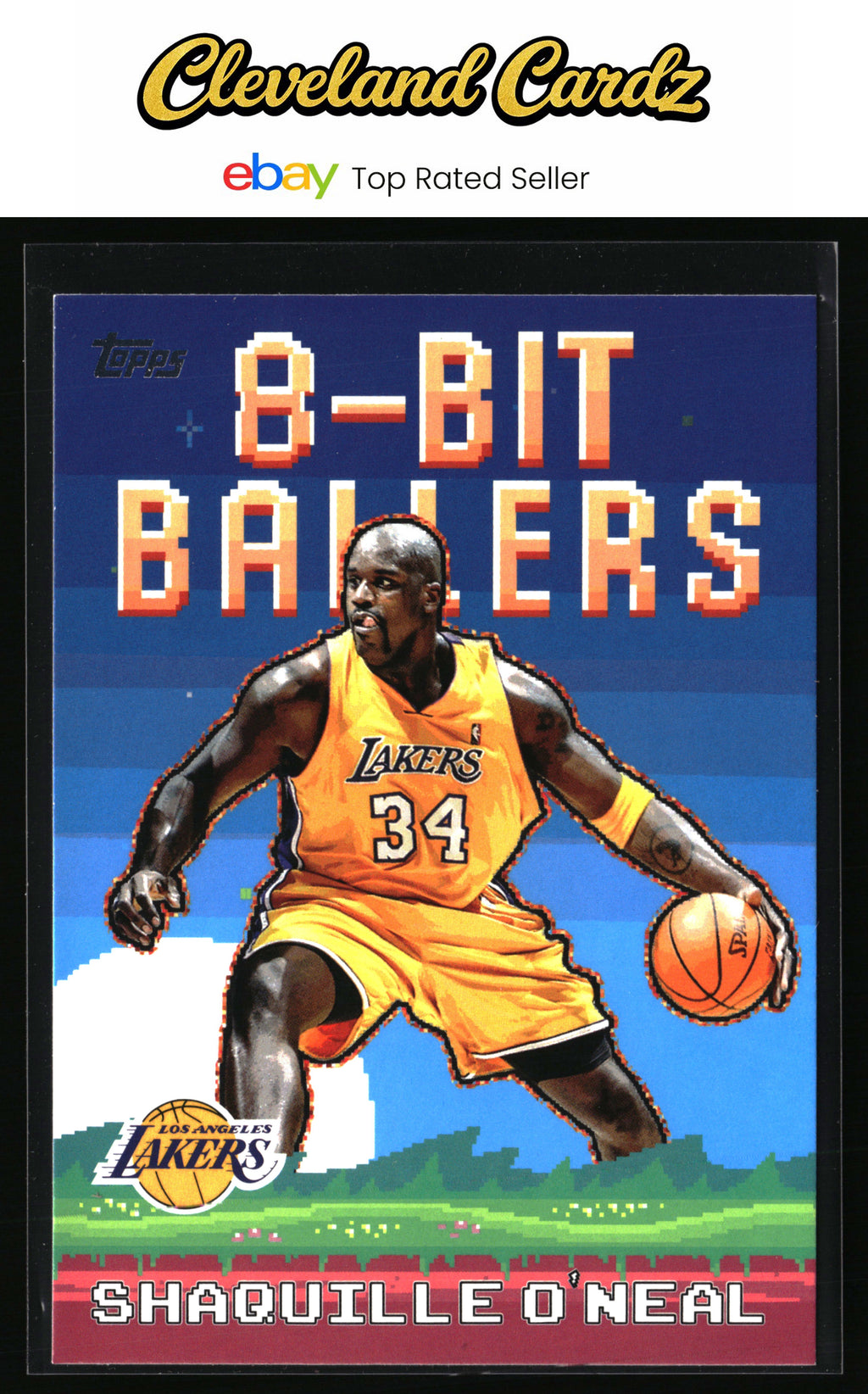 2025-26 Topps #8B-21 Shaquille O'Neal 8-Bit Ballers