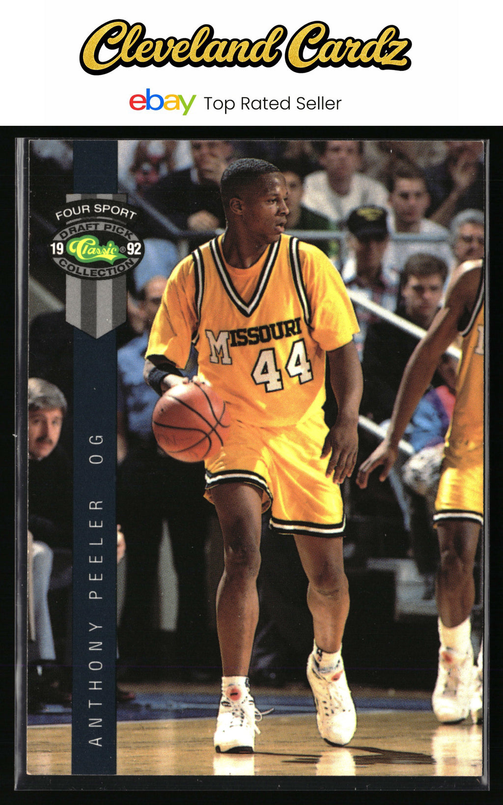1992 Classic Four Sport #12 Anthony Peeler