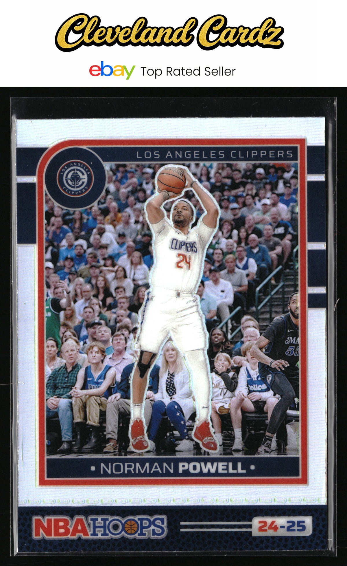 2024-25 Hoops #74 Norman Powell Rainbow Foil