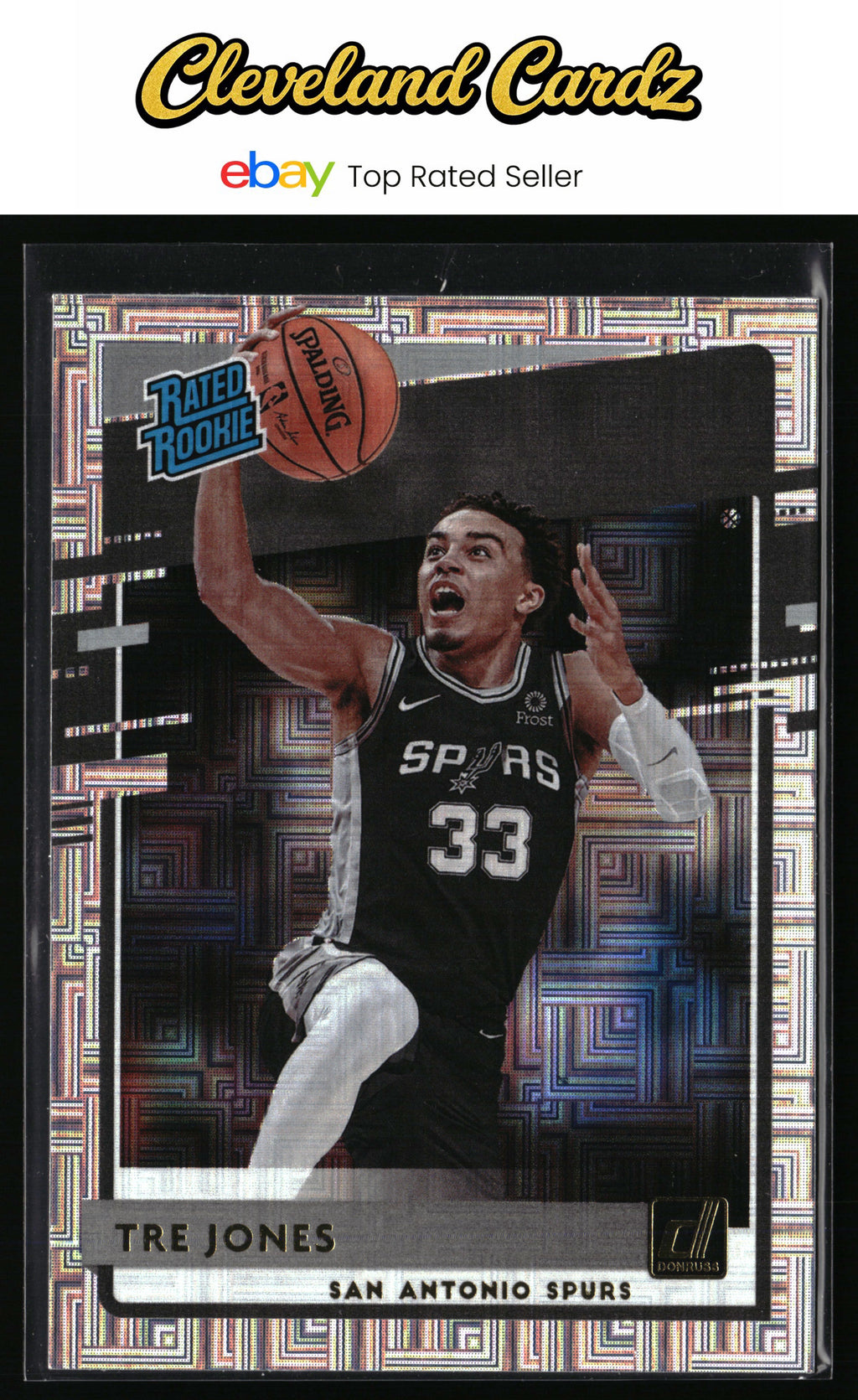 2020-21 Donruss #244 Tre Jones Choice