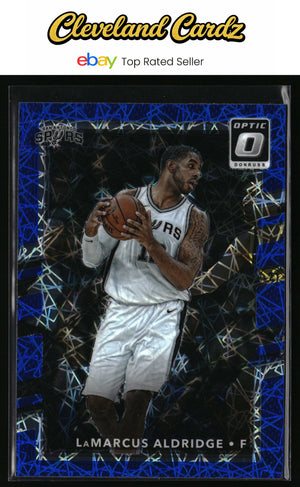 2017-18 Donruss Optic #131 LaMarcus Aldridge Blue Velocity