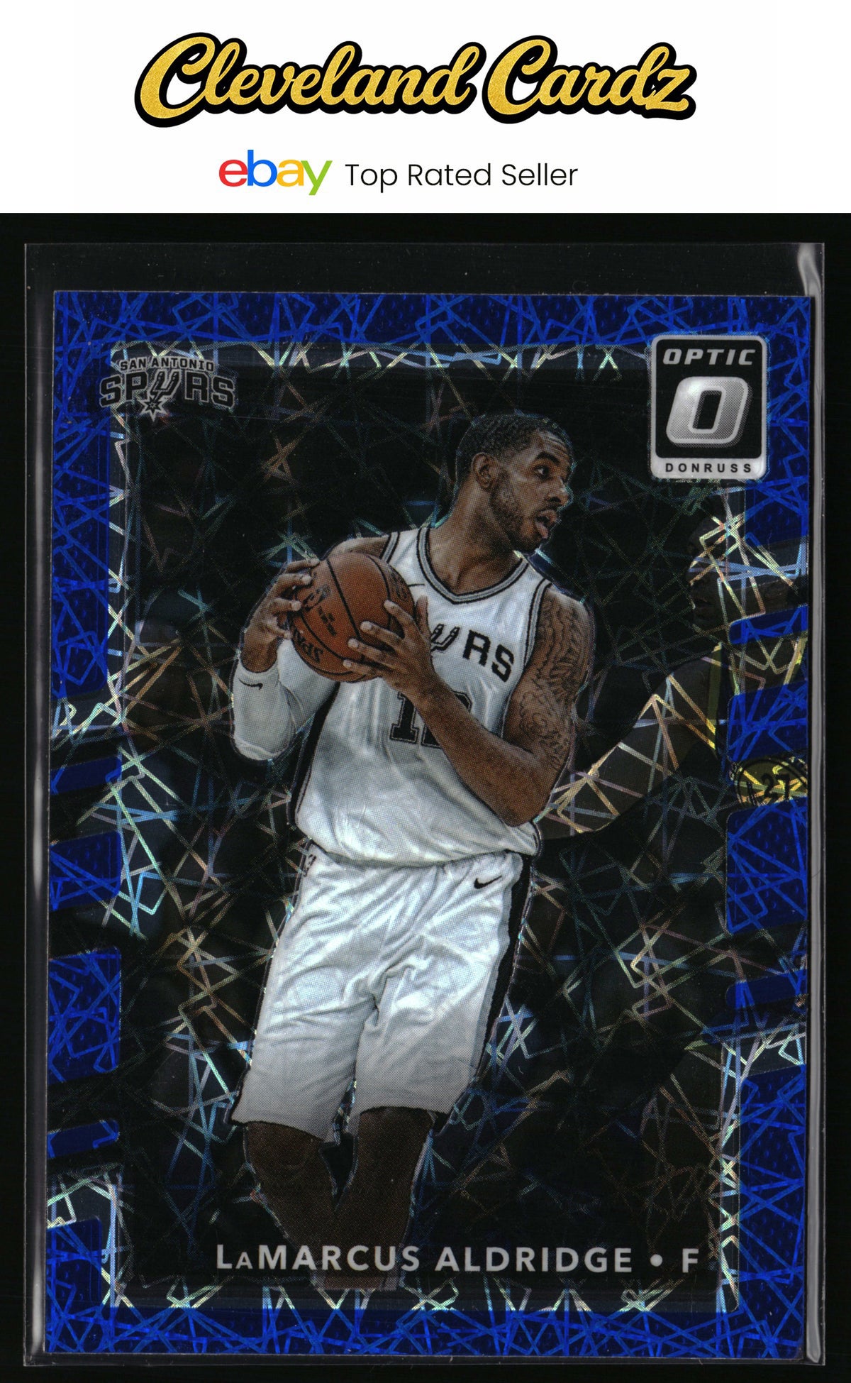 2017-18 Donruss Optic #131 LaMarcus Aldridge Blue Velocity