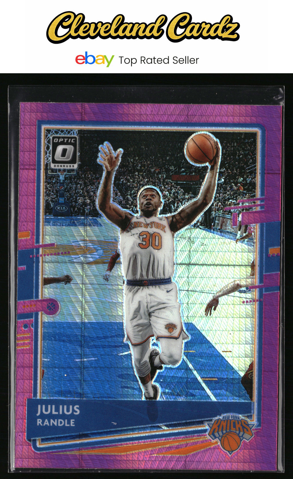 2020-21 Donruss Optic #89 Julius Randle Hyper Pink