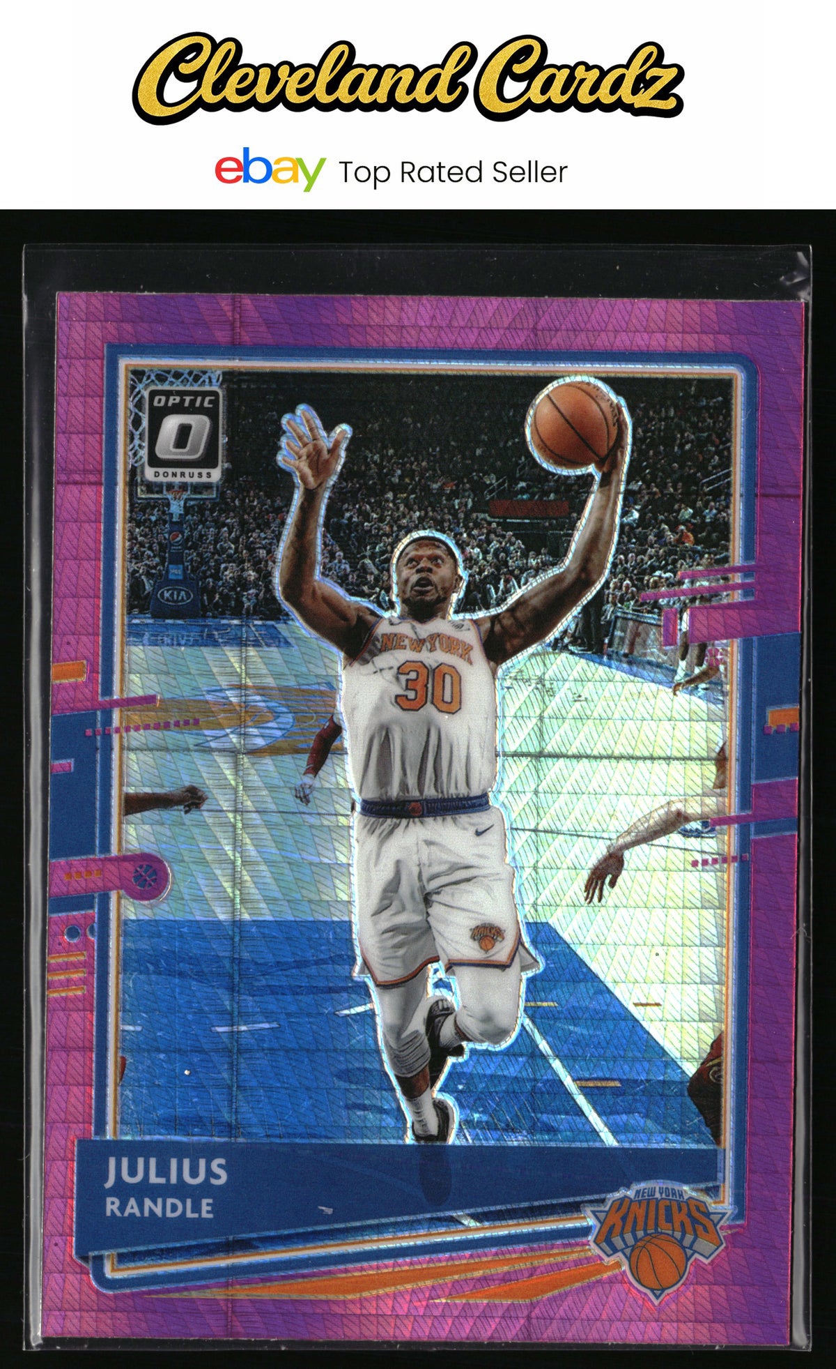 2020-21 Donruss Optic #89 Julius Randle Hyper Pink