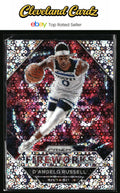 2020-21 Panini Prizm #9 D'Angelo Russell Fireworks Fast Break