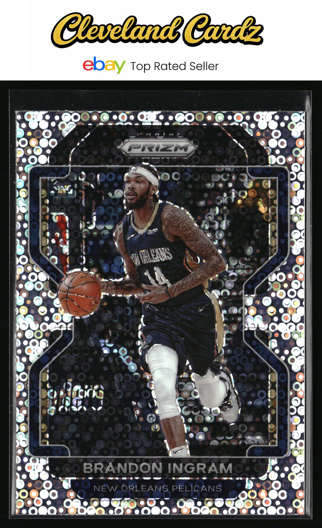 2021-22 Panini Prizm #9 Brandon Ingram Silver Wave