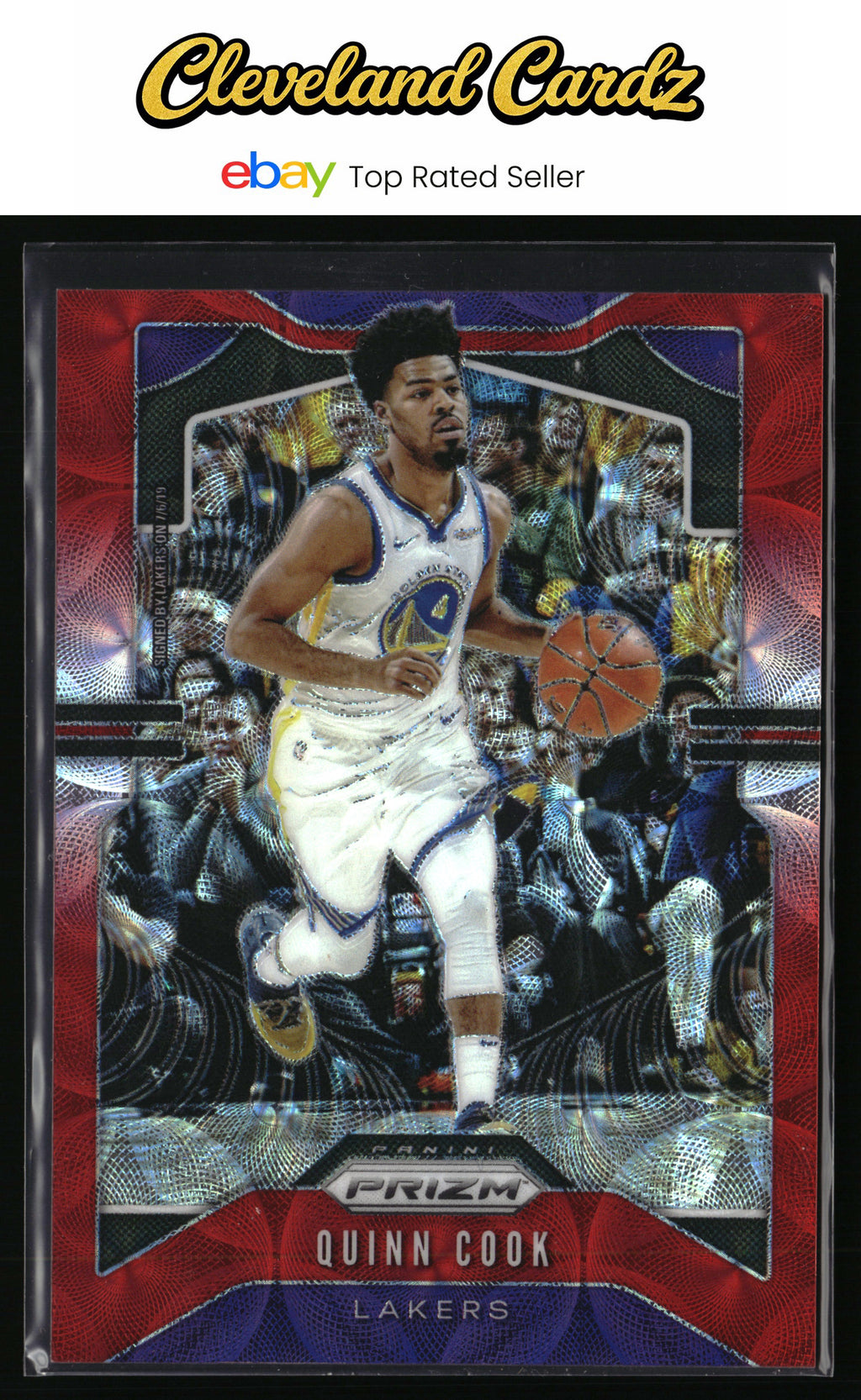 2019-20 Panini Prizm #105 Quinn Cook Prizm Choice Red #/88