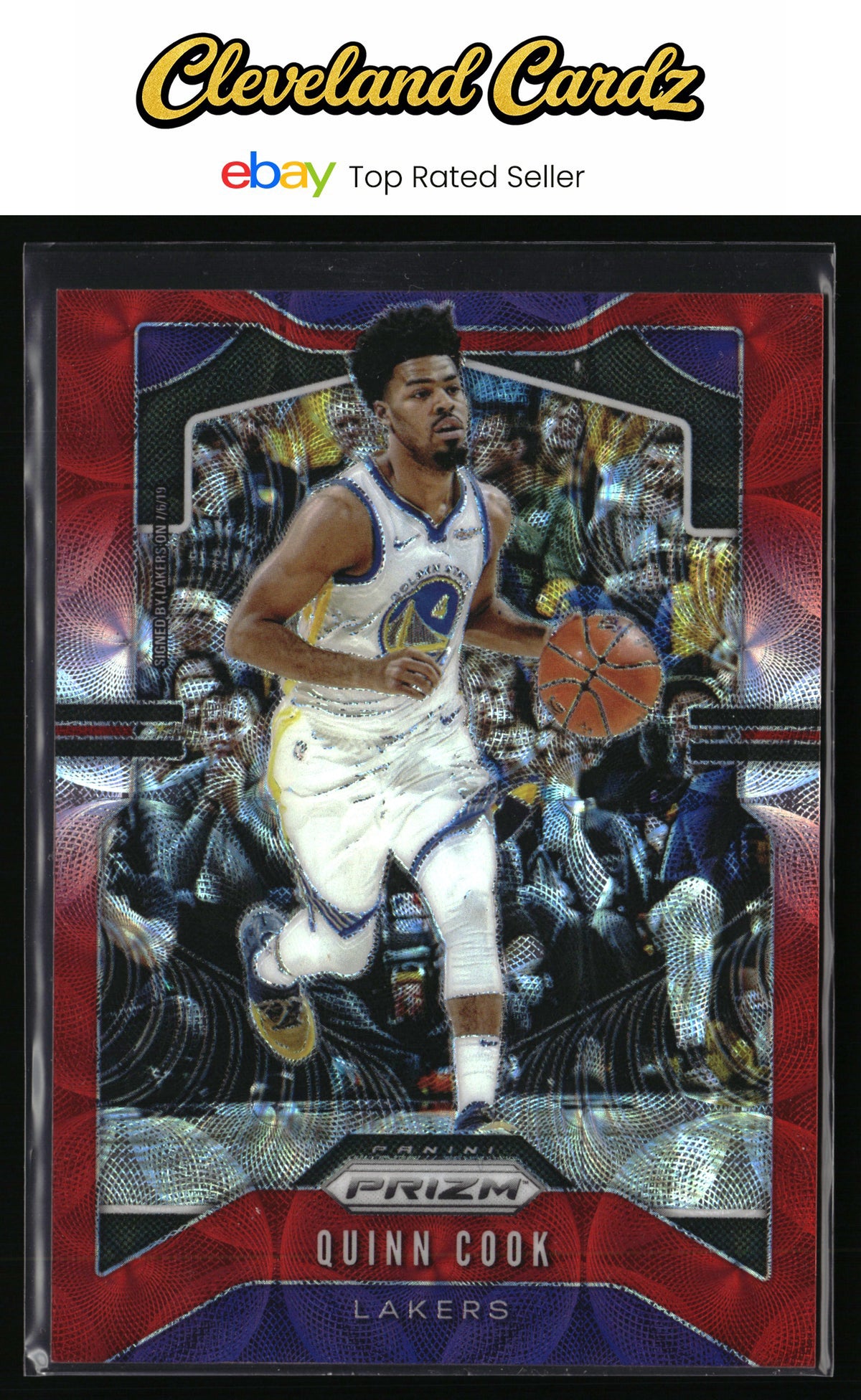 2019-20 Panini Prizm #105 Quinn Cook Prizm Choice Red #/88