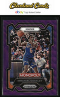 2023-24 Panini Prizm Monopoly #60 Immanuel Quickley Purple