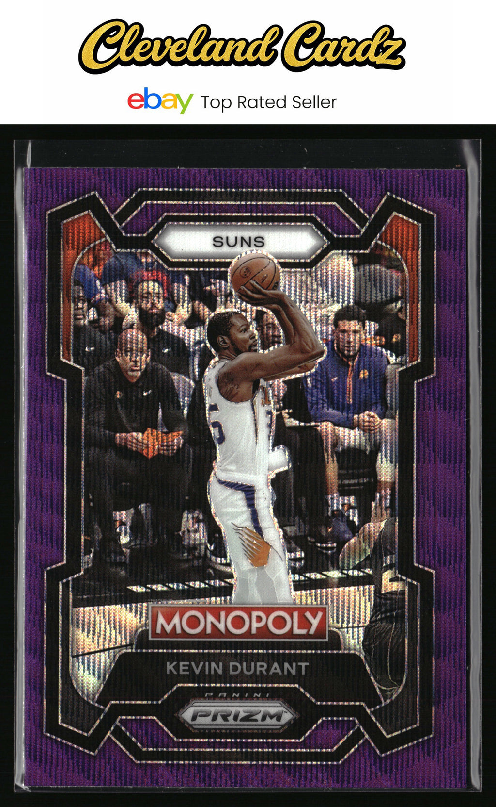 2023 Panini Prizm Draft Picks #70 Kevin Durant Purple Wave