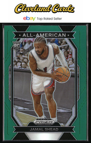 2024 Panini Prizm Draft Picks #17 Jamal Shead All-American Prizm Green