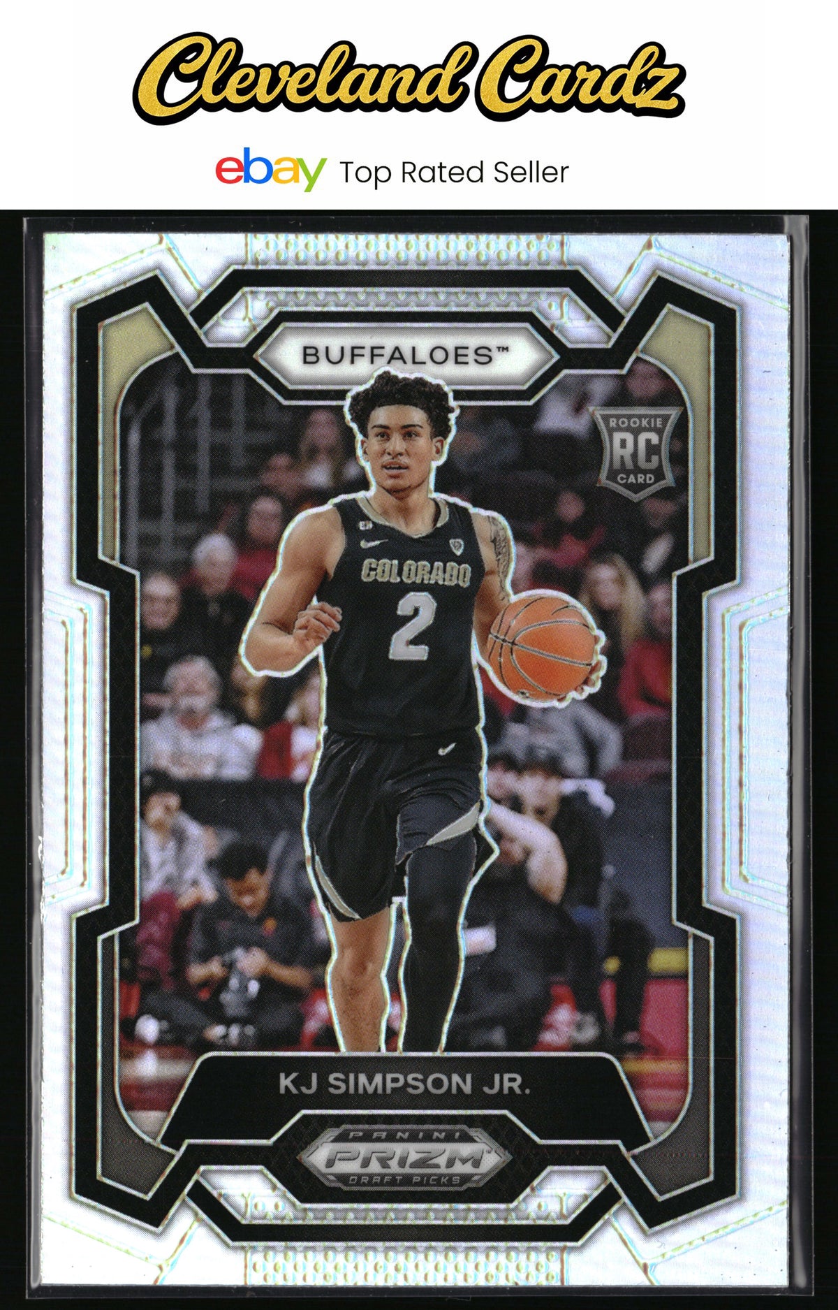 2024 Panini Prizm Draft Picks #93 KJ Simpson Jr. Prizm Silver
