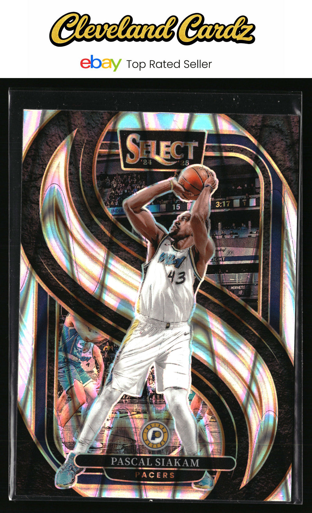 2024-25 Panini Select #113 Pascal Siakam Tectonic Prizm