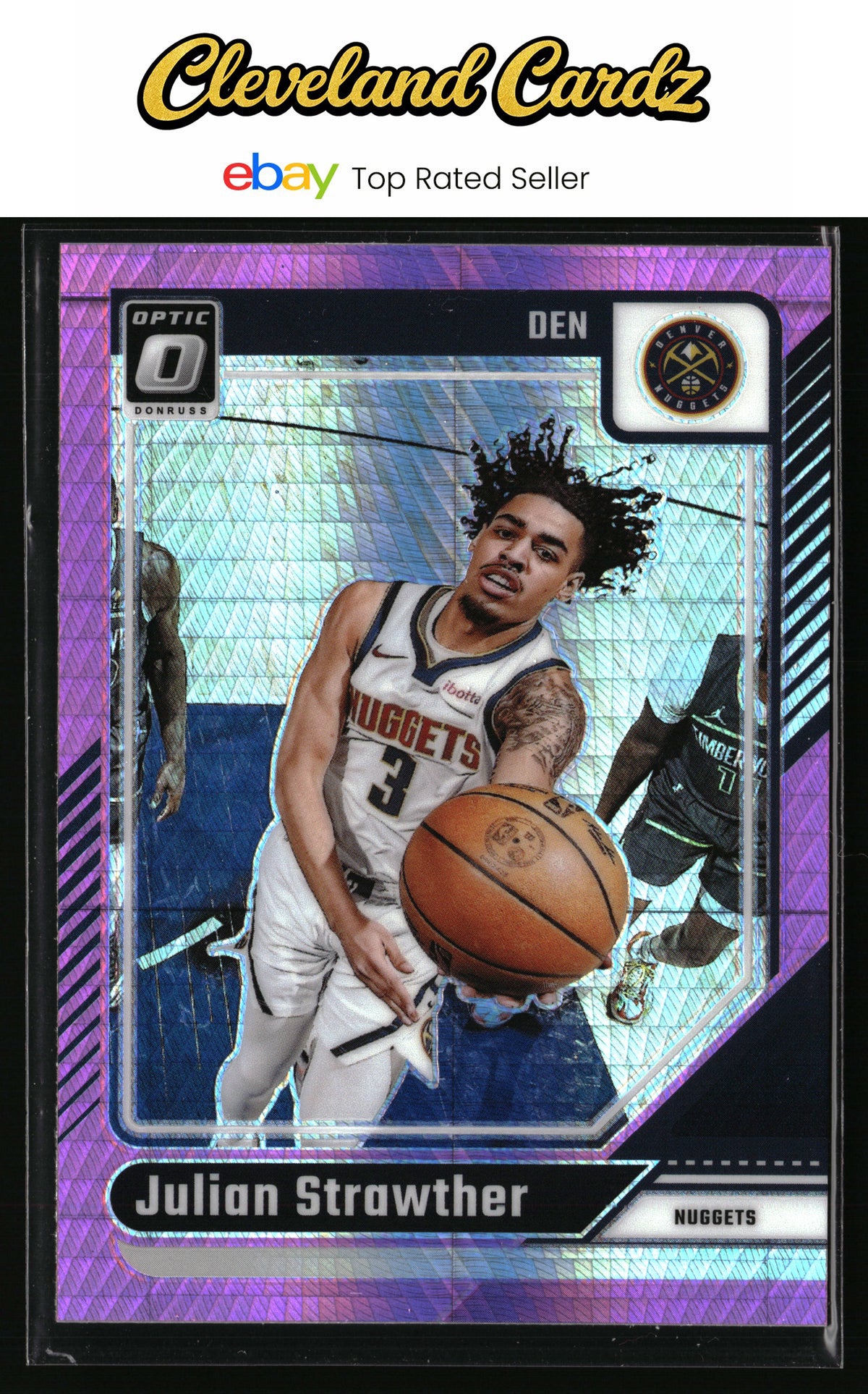 2024-25 Donruss Optic #29 Julian Strawther Hyper Pink