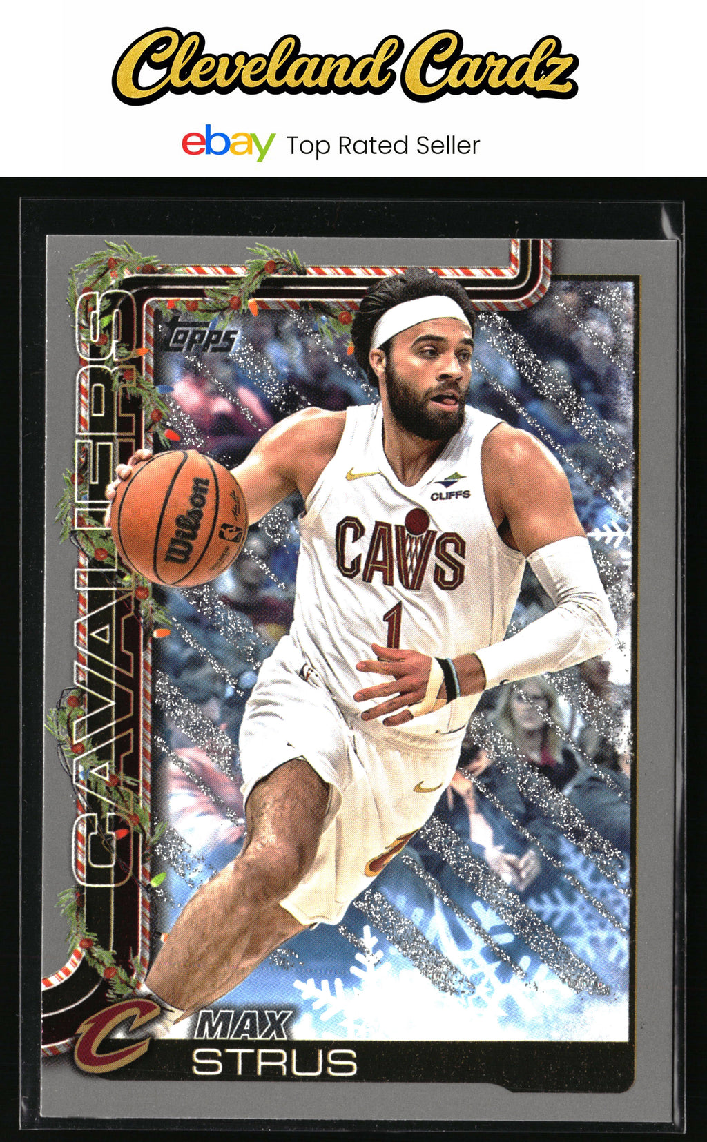 2025-26 Topps Holiday #H67 Max Strus Glitter Holiday