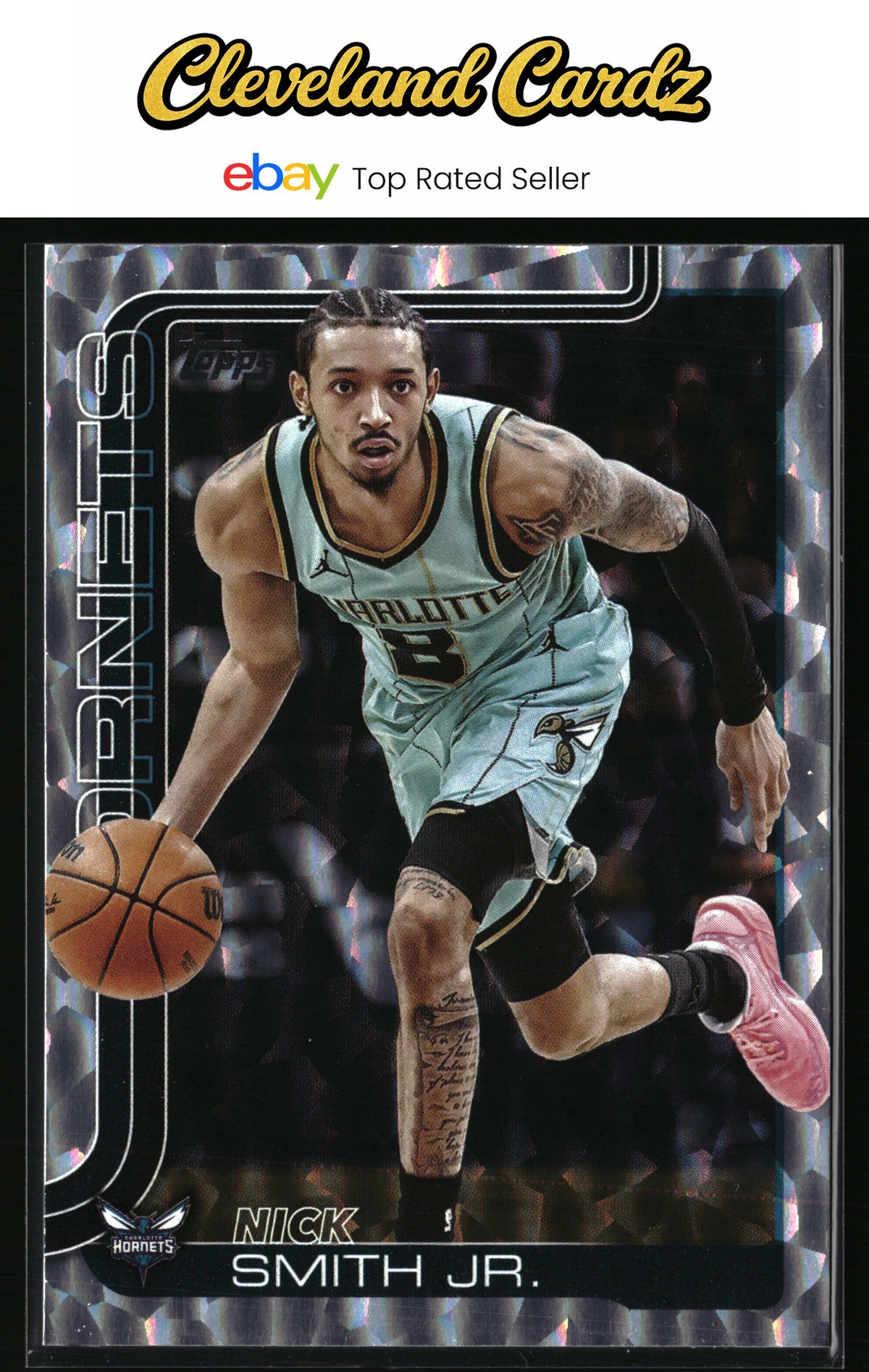 2025-26 Topps #72 Nick Smith Jr. Crackleboard